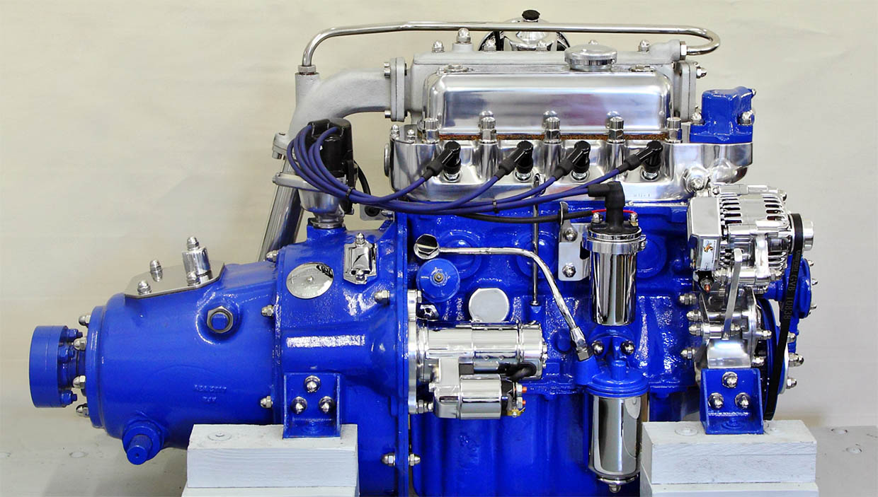 Concours condition Morris Vedette marinized BMC A series engine
