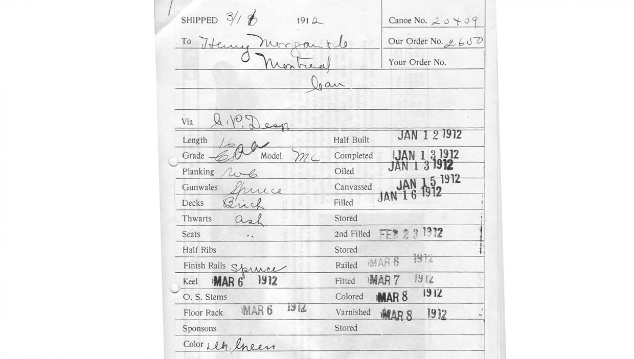 Old Town Canoe 'Doxford' Documentation